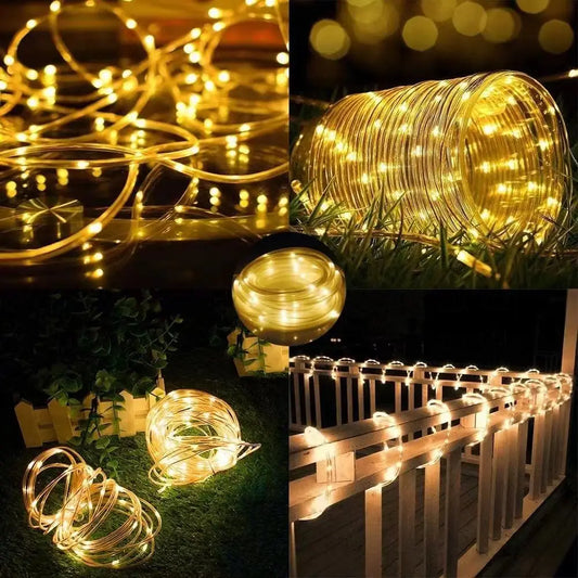 String Outdoor Lights Waterproof Garden & Christmas String Lights