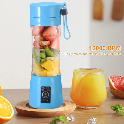 Portable Blender — 400ml Smoothie & Milkshake Maker