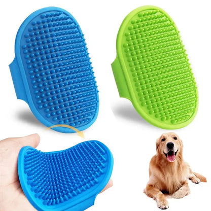 Pet Cleaning Brush — Soft Silicone Massage Glove for Dogs & Cats
