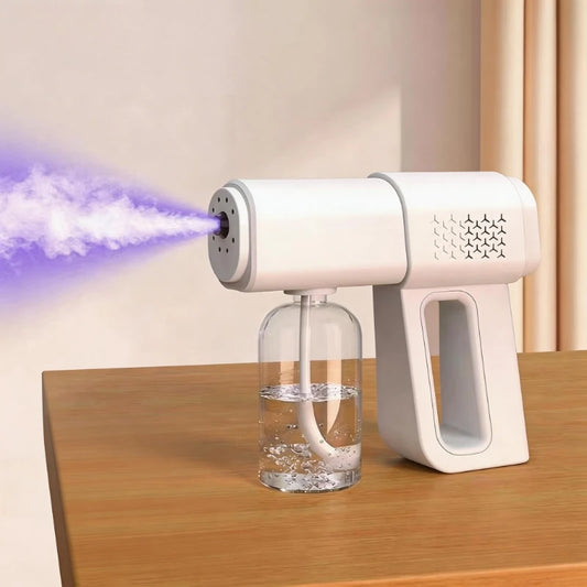380ml Electric Nano Blue Light Steam Spray Gun K5 Wireless Atomizing Sterilizer C-type Atomized Household Handheld Sterilizer