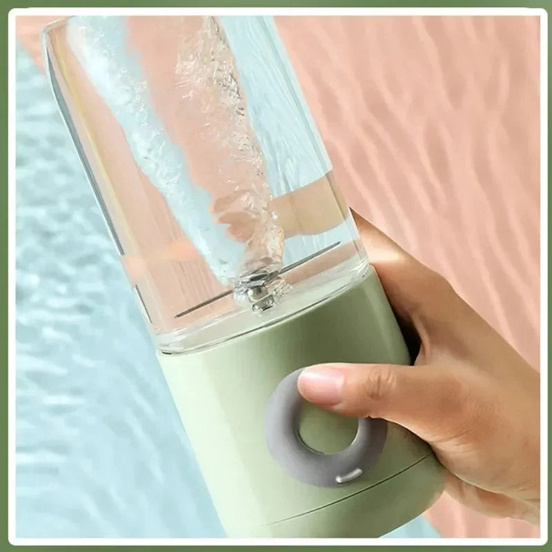 500ML Electric Juicer Portable Smoothie Blender 6 Knife Mini Blenders USB Wireless Rechargeable Mixer Juicers Cup For Travel