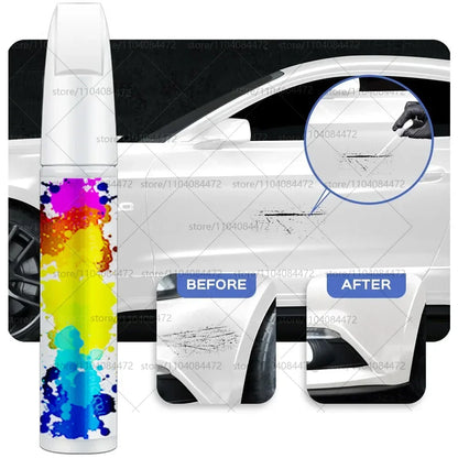 Car Paint Repair Pen For 2001-2025 Mitsubishi Outlander Paint Scratch Repair Accessories 4PCS Black P62 White W13 Blue D14 Gray