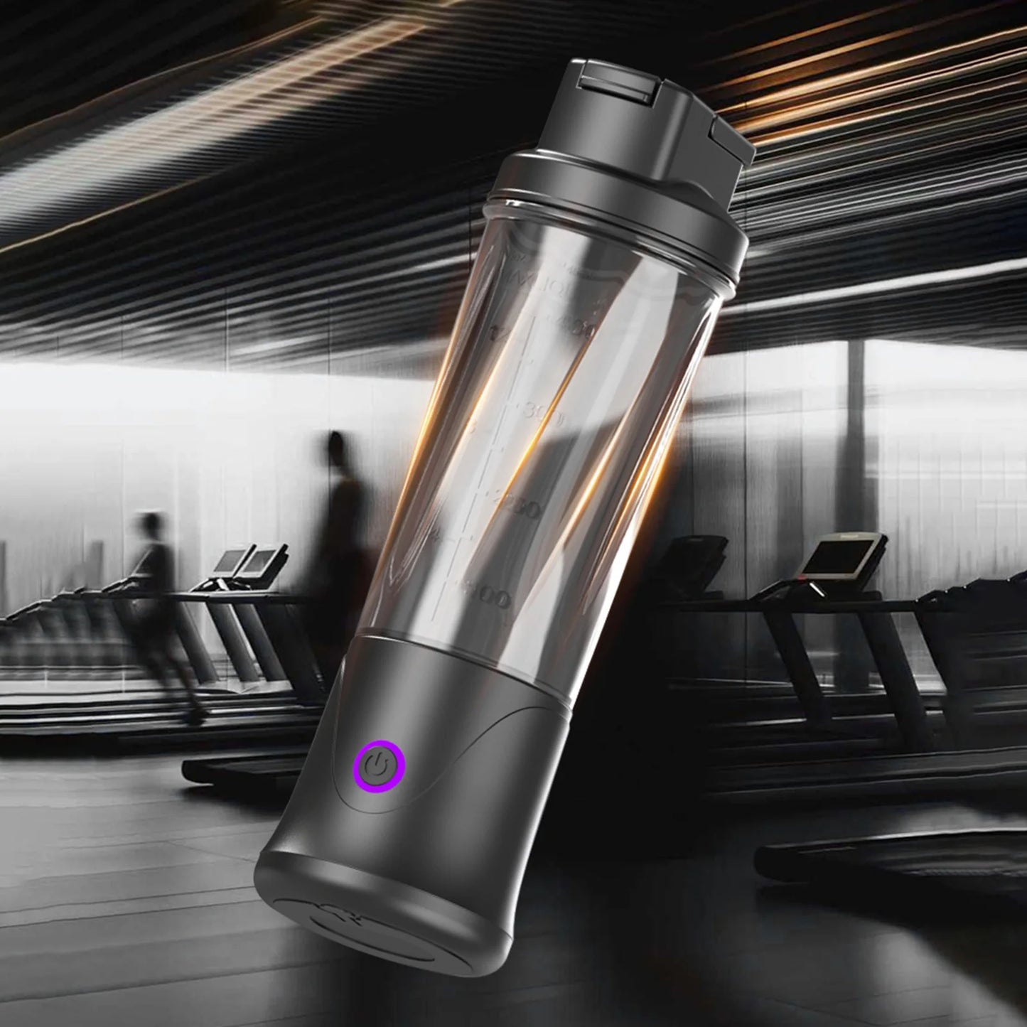 Personal Juicer for Shakes and Smoothies 450ML Cordless Mini Small Blender Cup USB-C Rechargeable for Kitchen Office Gym