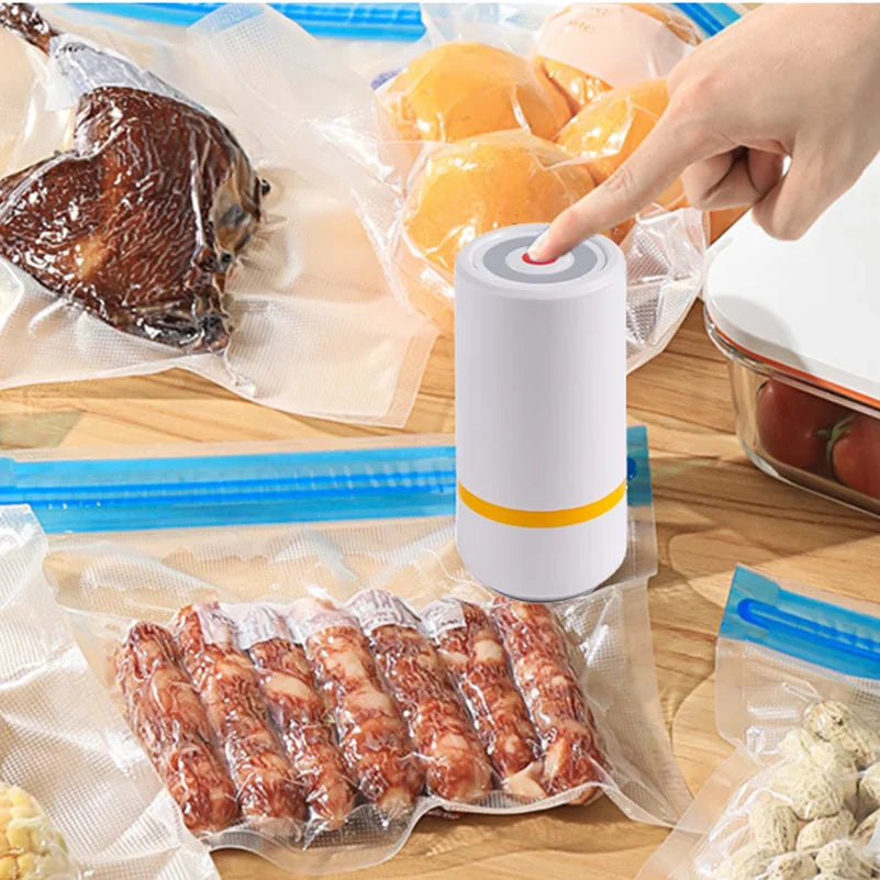 Reusable Vacuum Sealed Bags — Microwave & Freezer Safe Food Storage
