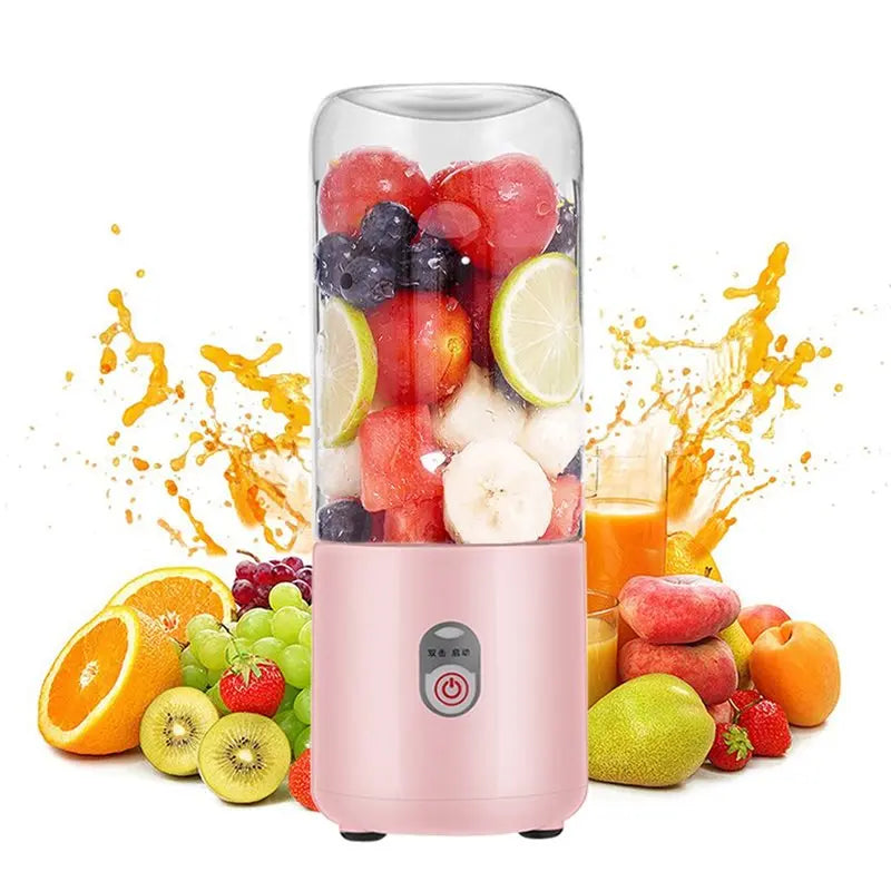 USB Rechargeable Portable Blender — 500ml Fresh Juice Mixer
