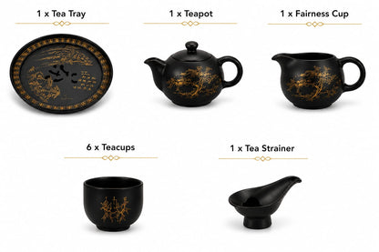 Chinese Kung Fu Tea Set — Vintage Style